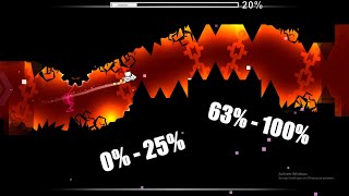 Cataclysm First Progress | 0% - 25% And 63% - 100% | New Cataclysm By Ggb0y (Extreme Demon)