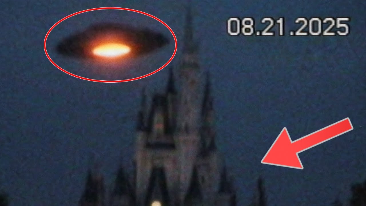 UFO Caught Hovering Over Disney World EPCOT?! | Real Footage Breakdown