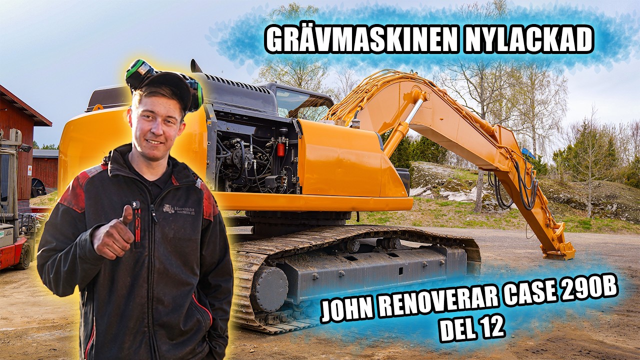 NU ÄR DEN LACKAD! 🤩🔥 Nu monterar vi ihop maskinen | Del 12