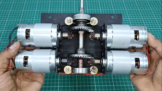 How to make powerful gear box using 775 motor