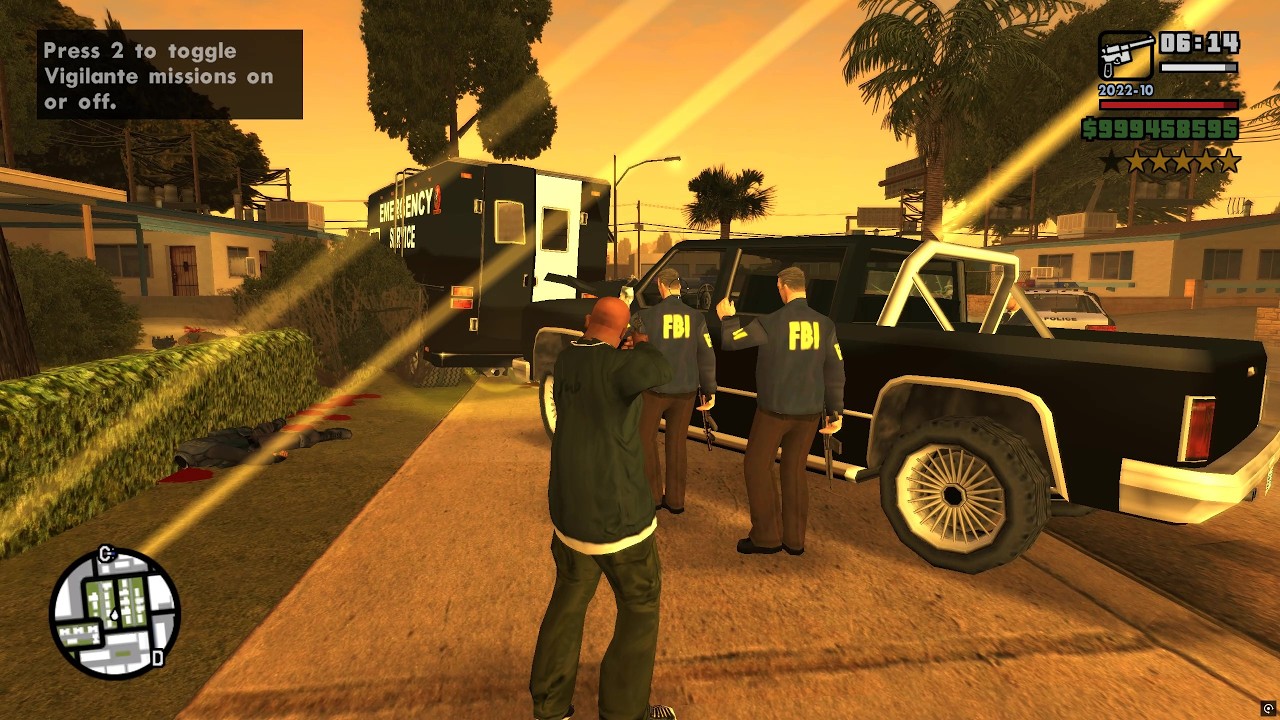 GTA San Andreas - Redsand West Rampage + Six Star Escape