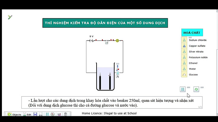 Nhận xét thí nghiệm hóa lý độ dẫn dung dịch