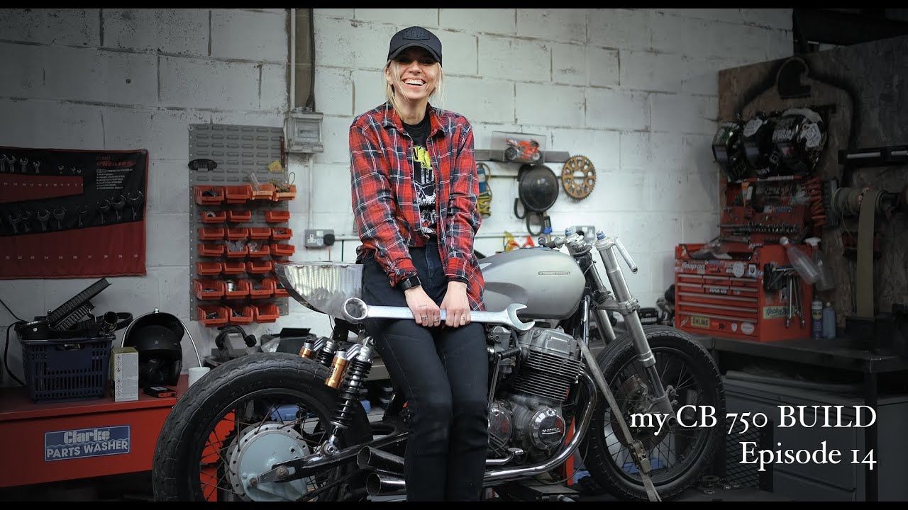 BUILDING MY FIRST MOTORCYCLE - EP 14  / HONDA CB750 / Custom Series by TOMBOY A BIT