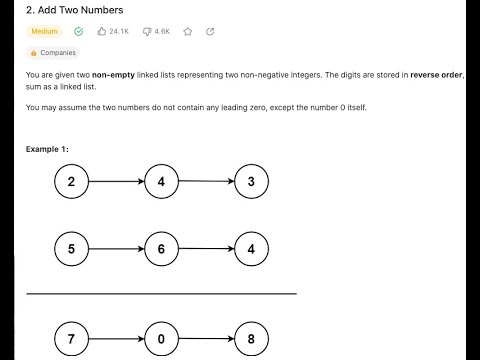 2. Add Two Numbers