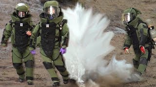 Cesium and water by a bomb unit
