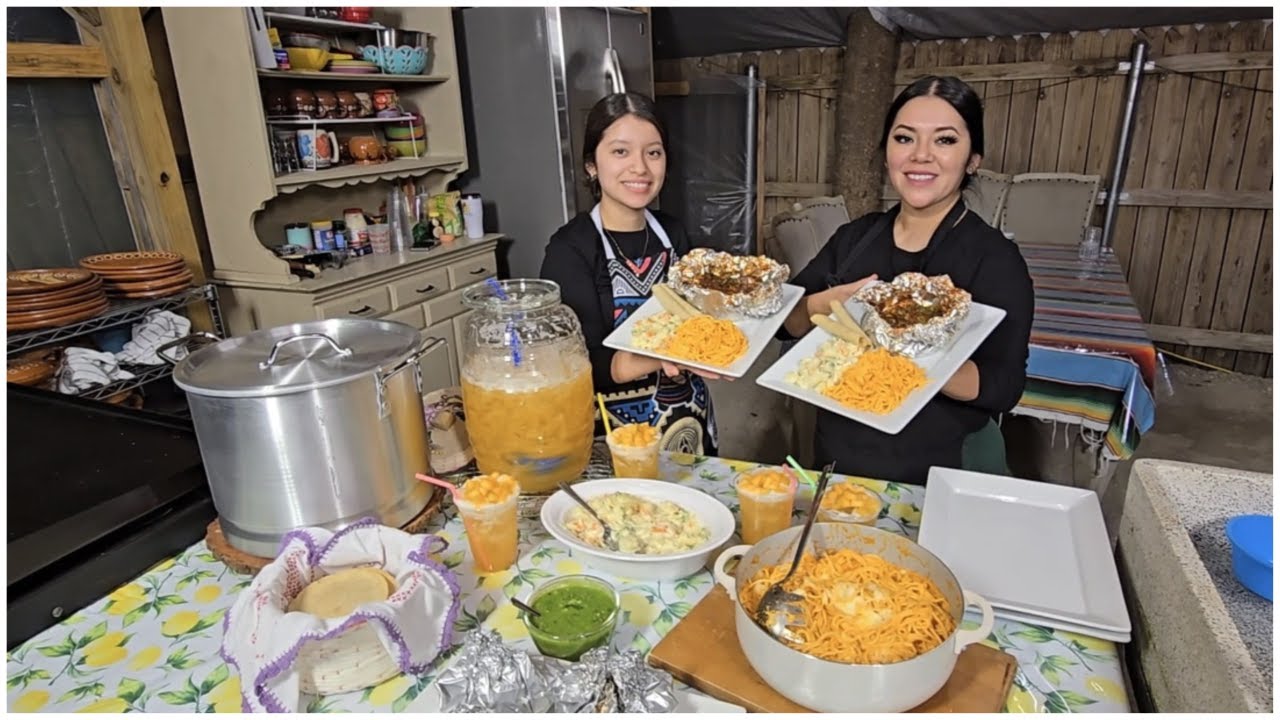 COMO HACER MIXIOTES DE POLLO, ENSALADA RUSA Y SPAUETTI ROJO A LA CREMA!!!