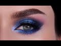 Синие Смоки Айс на Новый Год 2022 / Вечерний макияж для начинающих