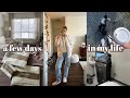 installing curtains, new bedding, appointments | a few days in my life vlog