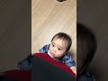 ロボット掃除機に追い回される赤ちゃん😂びっくりしたね♡ （11ヶ月赤ちゃん男の子）#shorts