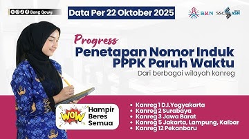 UPDATE 22 OKTOBER 2025 🔥 Progres NIP PPPK Paruh Waktu Hampir Tuntas!