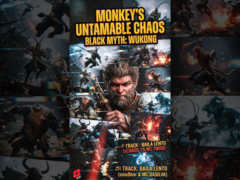 THE MONKEY WHO NEVER BOWED 🐒🔥 | #Wukong #Shorts | sma$her & MC DA$ILVA - BAILA LENTO | Wukong