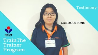 Information Train-The-Trainer Certification Program - Testimonial by LEE MOOI FONG Guide