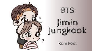 [BTS Fanart] Jimin and Jungkook / JiKook - Chibi speed Drawing - Roni Pool