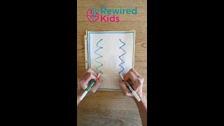 Bilateral Drawing 1 - Rewired Kids Brain Boosting Sheets