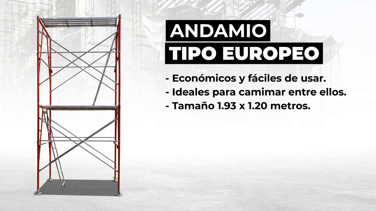 Compre ahora el marco de andamio de escalera doble estilo BJ de 5' x 5' con  C-Lock –