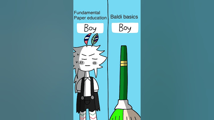 FPE CHARACTERS MEET BALDI BASICS CHARACTERS | FUNDAMENTAL PAPER EDUCATION | SORI STUDIO ANIMATION