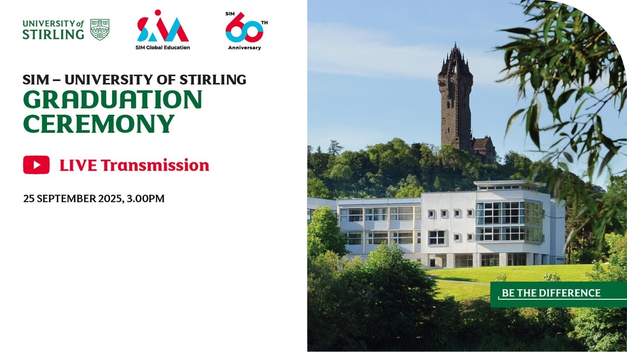 SIM – University of Stirling Graduation Ceremony 2025