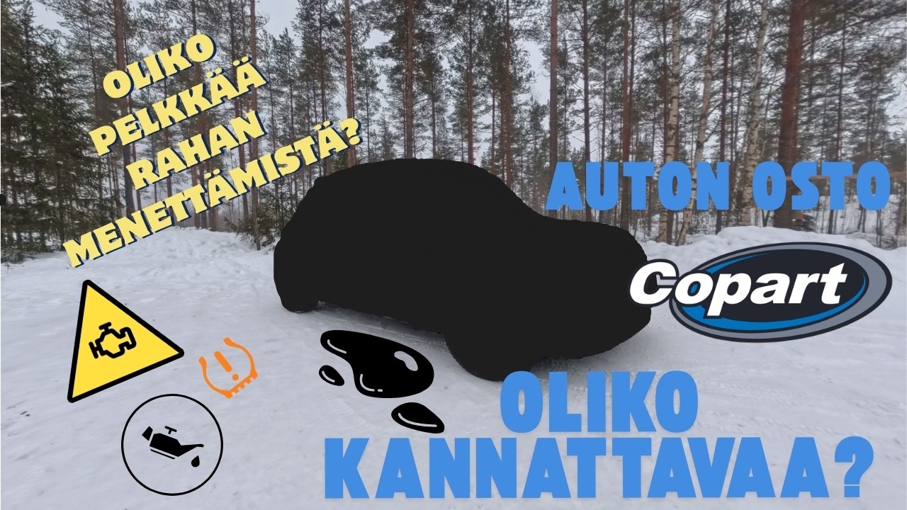 Copartilta vaihdelaatikko vikaisen auton osto oliko muuta kuin rahan menettämistä