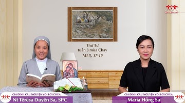 Gia đình cầu nguyện với Lời Chúa: Thứ Tư tuần 3 mùa Chay (Mt 5, 17-19)