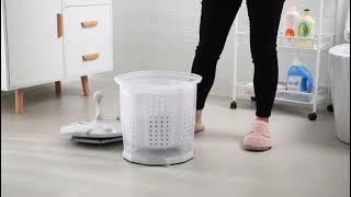 HAND CRANK WASHING MACHINE INSTRUCTION
