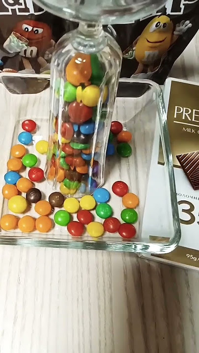 most satisfying M &Ms candy 🍫 chocolate #sound#viralshortvideo 