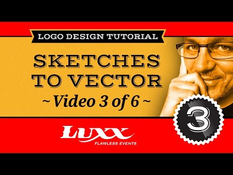 Logo Design Tutorial Part 3 - From Sketches to Vector in Illustrator