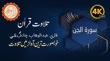 Surat Jinn (The Jinn) | Qari Abdul Wahab Chang | سورة الجن