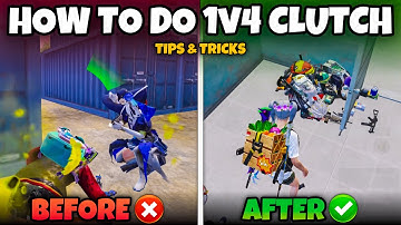 HOW TO CLUTCH 1V4 IN BGMI/PUBG MOBILE🔥BEST CLUTCH TIPS & TRICKS MEW2 ( PART-3 )