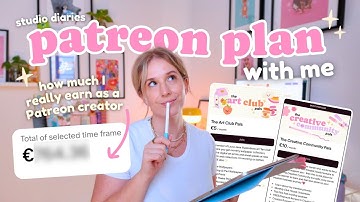 How I Plan Content For Patreon as a Full Time Artist