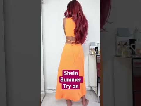 Shein Summer try on #shorts #sheinsummervacay