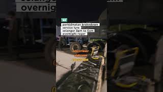 team night tyre brakedown service #tyre #brakedown #selangor #klangvalley #24hours