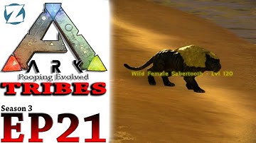 ARK Survival Evolved Tribes Gameplay - S3 Ep 21 - Feline Fortune