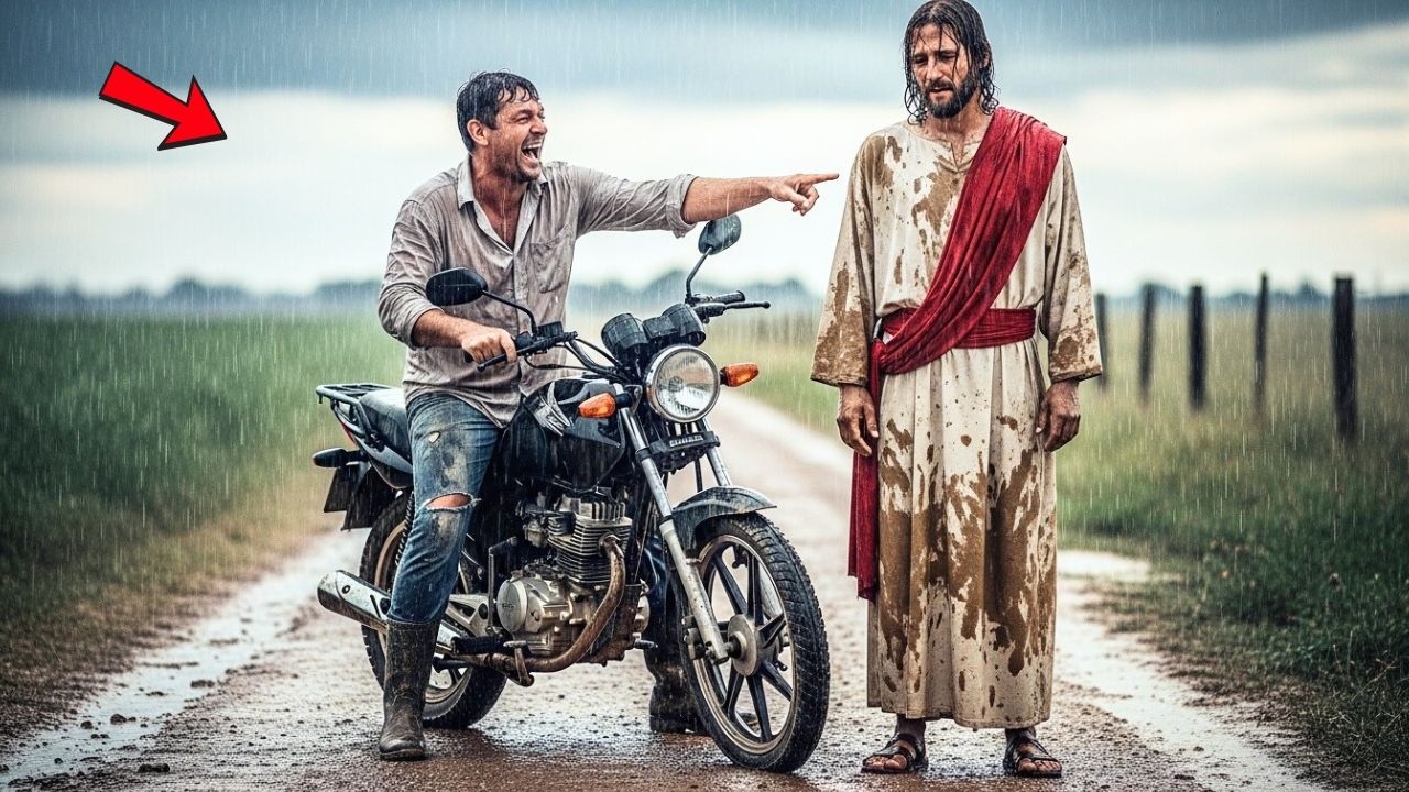 Homem cruel, humilhou viajante na chuva, era Jesus e ele recebeu lição de vida