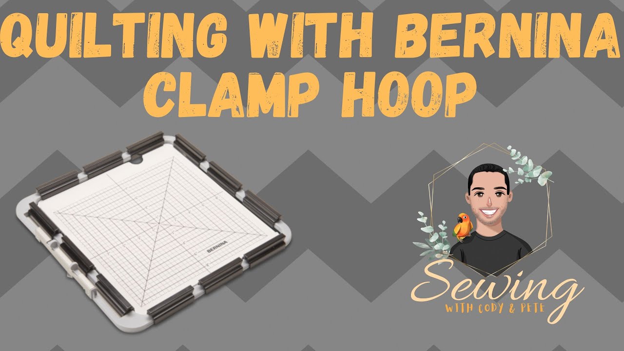 Стегание в пяльцах с зажимом Bernina