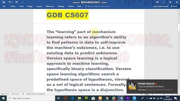 GDB 607 SOLUTION  2020