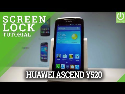 How to Set Up Screen Lock in HUAWEI Ascend Y520 |HardReset.info