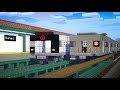 Minecraft NYC Avenue J Subway B, Q Train Animation