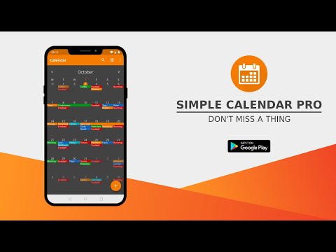 Simple Calendar Pro Promo Video
