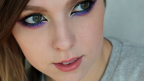 Výrazné á la Arabské Bronzovo Fialové Oči Makeup Tutorial