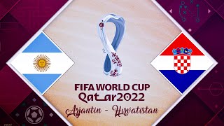 BİR DÜNYA KUPASI SİMÜLASYONU : ARJANTİN - HIRVATİSTAN #13 EFSANE YARI FİNAL MAÇI