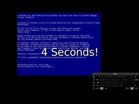 Windows 7 BSOD Speedrun