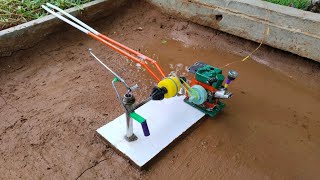 mini turbo diesel engine water pump/top creative diy science project how to make hand pump