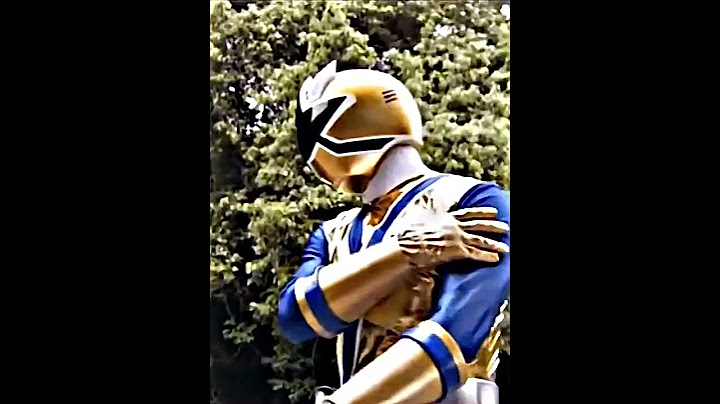 Gold Power Ranger. | Edit