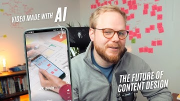 How to Make a Youtube Video Using AI (What is UX design?)