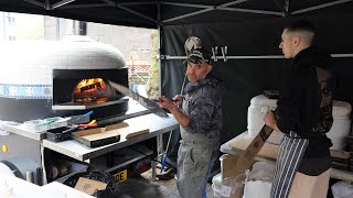 Massimo the Pizza Making Master of London | Wood Fire Oven Sourdough Italian Pizzas | + Q&A's |
