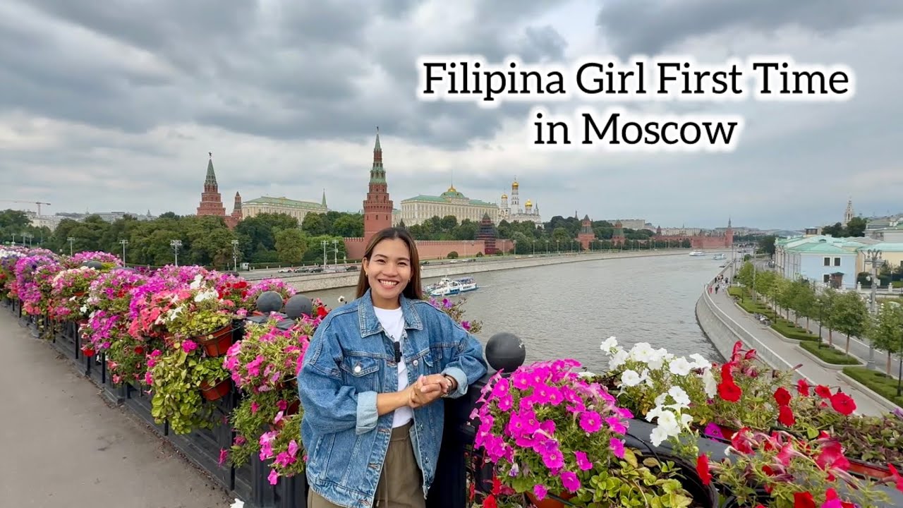 Filipina Girl first time in Moscow, Russia