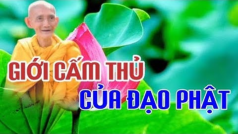 GIỚI CẤM THỦ CỦA ĐẠO PHẬT - HT THÍCH GIÁC KHANG