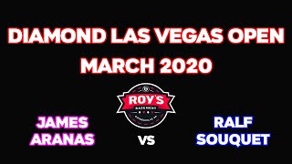 Diamond Las Vegas Open 2020: James Aranas vs Ralf Souquet