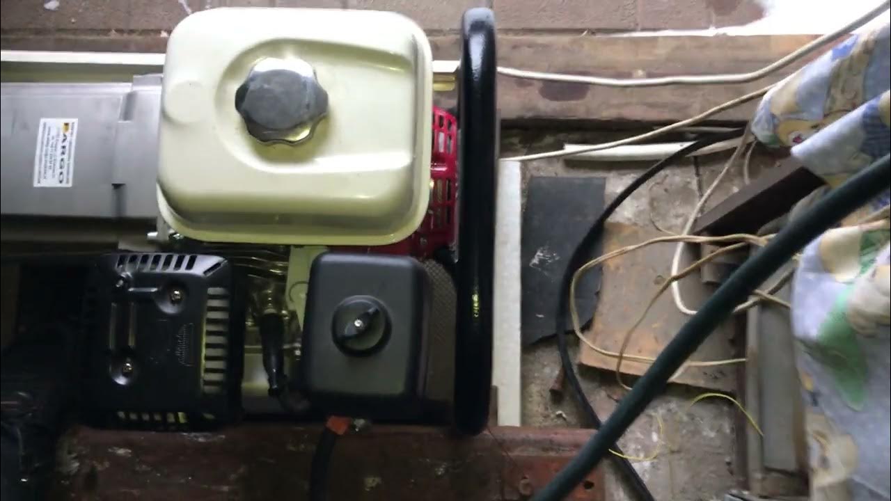 Як працює генератор на газу ГБО, магістральному газу в мороз -8 ...