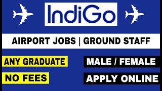 Indigo Airlines Recruitment 2021 | Airport Jobs 2021 | Airport Operations and Customer Service
